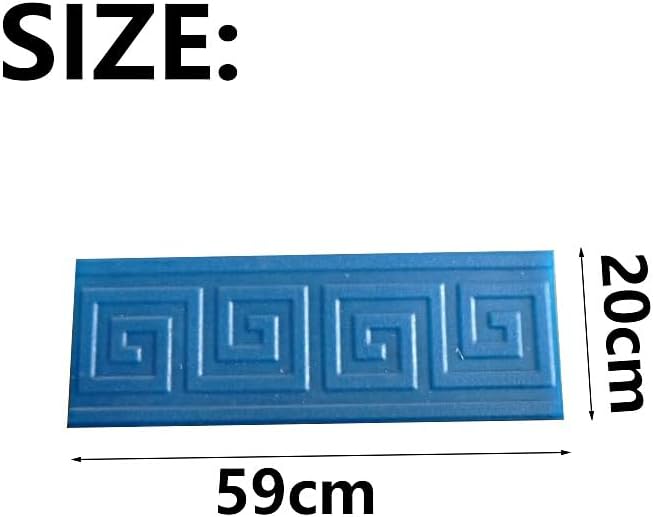 Concrete Stamp with Flute-Patterned, Polyurethane Embossed Floor Mold, Outdoor Landscaping Stone Forms,B
