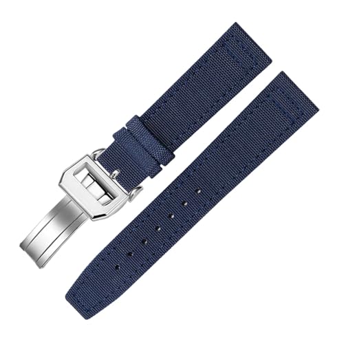 Bracelet de montre en nylon étanche compatible IWC Pilot Mark XVIII 20mm