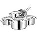 Produktbild WMF Gala Plus Topfset Induktion 5-teilig, Kochtopf Set mit Metalldeckel, Cromargan Edelstahl poliert, Induktion Töpfe Set unbeschichtet