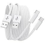 USB C Charger Cable 2Pack 3FT/1M Type C Cable Fast Charging, USB A to USB-C Phone Charger Cable for iPhone 16 15 Pro, Samsung Galaxy S25 S24 S23 S22 S21 Note 10 9 8