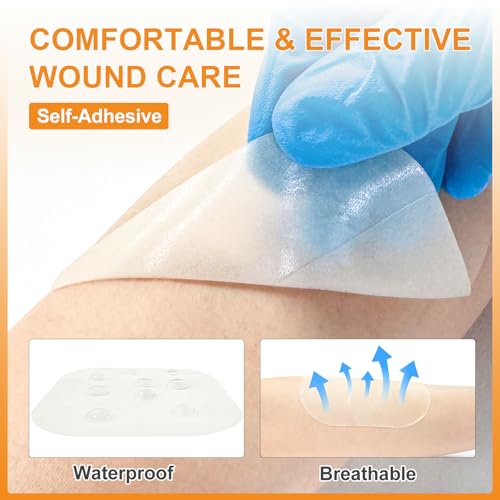 Carbou Medical Apósito de Petrolato Xeroform 1"x8" (Paquete de 50) + Apósito Hidrocoloide para Heridas 4"x4" (Paquete de 20) miniatura 5