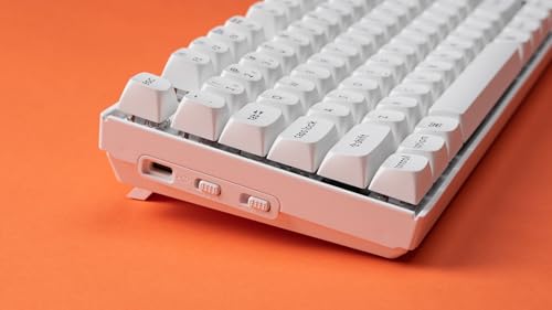Image of ARION Frost X K8 Pro Gaming Keyboard Wireless Mechanical Keyboard with RGB Backlit, PBT Keycaps for Mac Windows Linux - Gateron G Pro 3.0 Brown switches (Yellow Switches)