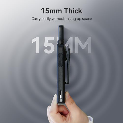 Retevis B63S Walkie Talkies, License Free 15 mm Slim 2 Way Radio, New Version of RT622P (3.0), LCD Screen, 1620mAh, VOX - Image 3