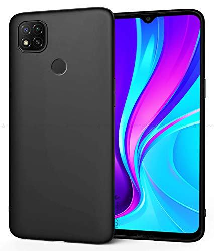 Mauval Protection Matte Finished Back Cover Case for Redmi 10A | 10A Sport | Poco C31 | Redmi 9 | 9C | 9 Activ | Rubberized TPU | Slim Soft Matte Flexible Premium Shock Proof - Matte Black (B08L47N78Q) Amazon Price History, Amazon Price Tracker