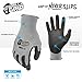 Gorilla Grip Work Gloves, Never Slip Maximum Grip All-Purpose, Gloves for Men, Superior in Wet, Dry, Oily Conditions, Polymer Palm, Extra Large Size, 25 Pairs, Grey| 25953-25
