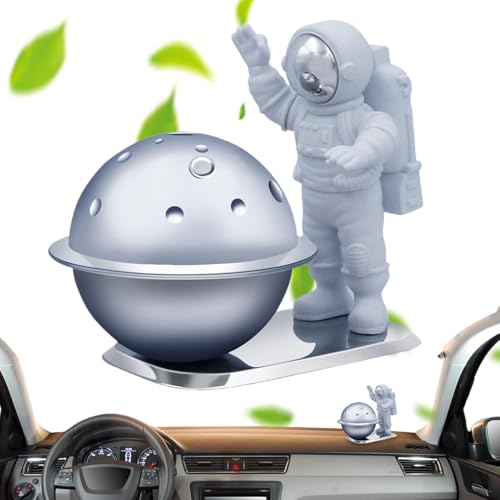 車用フレグランスディフューザー、車用加湿器ディフューザー - 宇宙飛行士デザインのアロマセラピー香水飾り - 芳香剤カーアクセサリー、自動車用カーディフューザー芳香剤