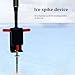 Ice Anchor Drill Adapter Heavy Duty Ice Fishing Anchors Tool Fit for 10mm Ice Nails Ice Fishing Auger for Winter Ice Fishing Tent Accessories Only Adapeter No Nail , Ice Augers for Ice Fishing