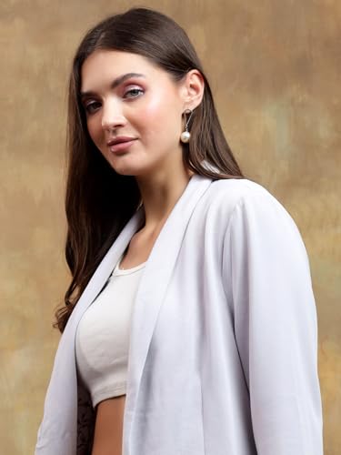Image of KOTTY Womens Cotton Blend Standard Length Elegant Style Coat - Classic Style with Modern Detailing