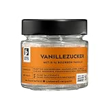 Bremer Gewürzhandel Vanillezucker, gemahlen, Zucker & gemahlene Bourbon-Vanille zum Kochen und Backen, 90g im Glas