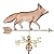 Good Directions Fox Weathervane, Pure Copper