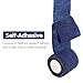 STpro Self Adhesive Bandage Wrap,6 Rolls 2” X 5 Yards Vet Wrap for Dogs, Horses, Pets, Elastic Cohesive Bandages for Wrist, Ankle Sprains and Swelling (Navy Blue)