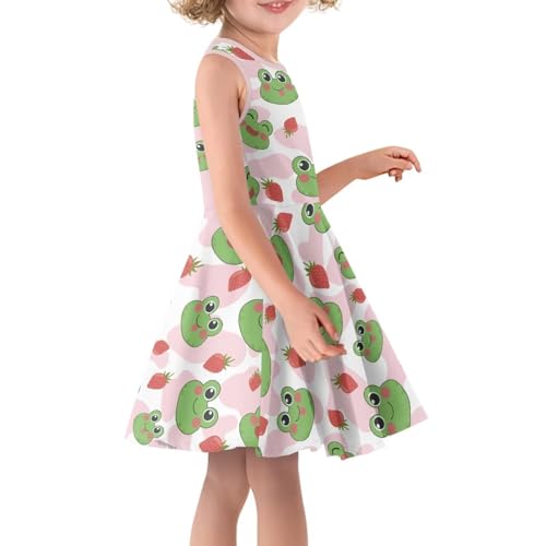 Scoop Neck Party Dress Knee Length High Low Empire Waist Flowy Formal Dress for Girls Size 3-163