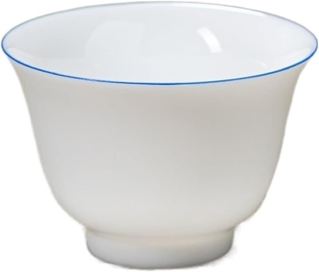 Tea cups Ceramics Teacup Home Thin Tire White Porcelain Accessories Single Cup Cups，