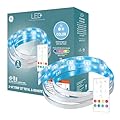 GE LED+ Color Changing LED Light Strip with Remote, 13W, Music Syncing Strip Light, 32ft