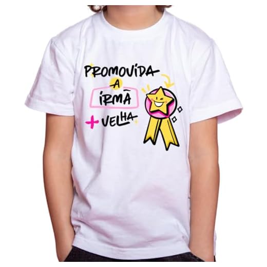 Camiseta Camisa Infantil Juvenil Menino Menina Gamer Promovida a Irmã Mais Velha Mod-02 (BR, Numérico, 10, Regular, Branca)