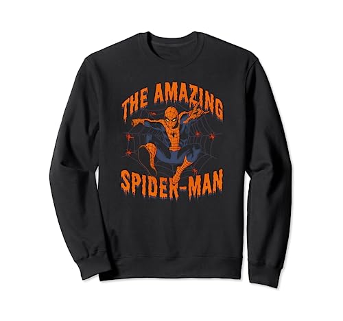 Sweatshirt Amazing Spiderman Marvel Comic pull rétro classique Halloween pour homme et femme