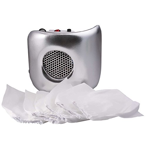 Miss Sweet Nail Dust Collector Vacuum for Polish Acrylic Nails (Z Silver)