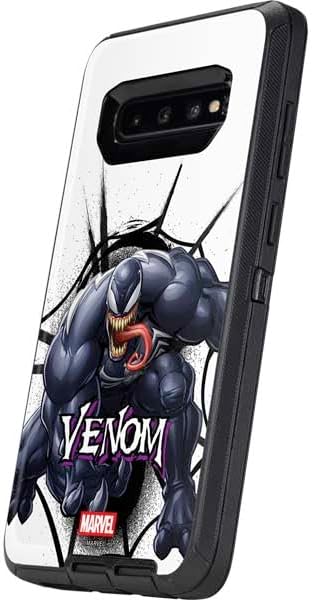 Skinit Decal Phone Skin Compatible with OtterBox Defender Galaxy S10 - Officially Licensed Marvel Venom Reaching Forward Design