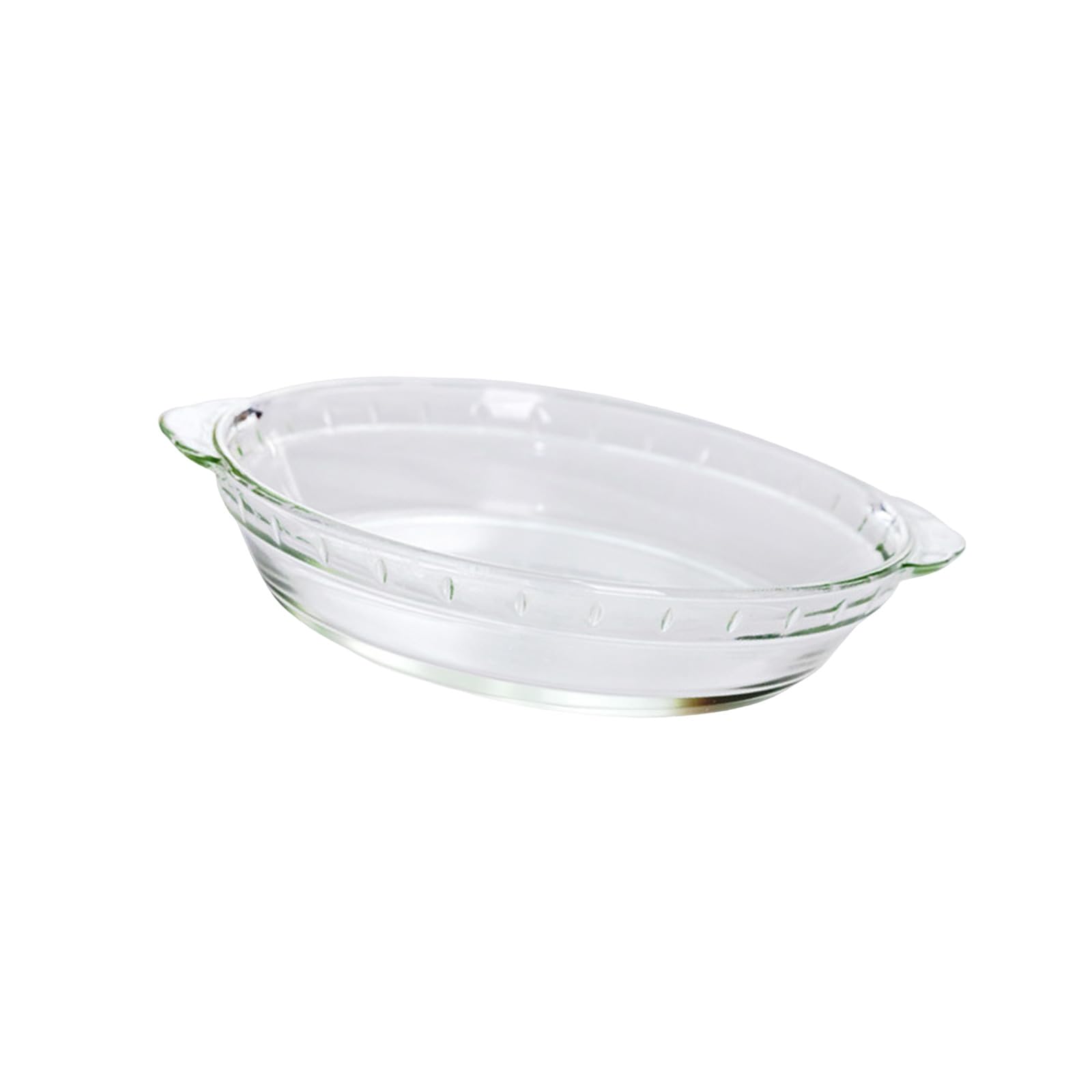 APGLSXY Multipurpose Glass Serving Tray for Oven Microwave Fridge and Dishwasher Safe Platter with Handles Kitchen Gadget Oven Safe Glass Bakeware