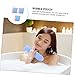 PartyKindom 15Pcs Soap Pouch Random Color Foaming Net for Soap Storage Easy Drying Exfoliating Bags for Body Wash for Bathing and Shower Fun