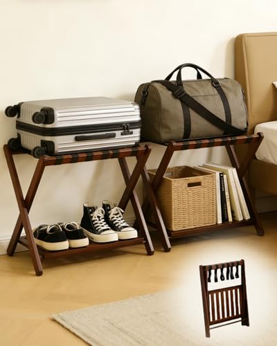 TUIYIDUO�|���o�Q�[�W���b�N �܂肽���ݎ� 2���� ��i���[ ��64×��39×����58cm �u���E�� �ו��u���� �J�o���u�� 6�{�x���g ���ω׏d �ȃX�y�[�X ���ցE�z�e���E�ƒ�p