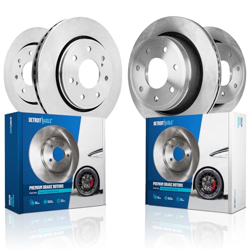Image of Detroit Axle - 4pc Brake Rotors for Ford 2012 2013 2014 F-150 Lobo
