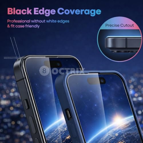Image of Premium Tempered Glass Screen Protector Compatible for Poco C85x with Edge to Edge Coverage - Case Friendly, Anti-Scratch & Bubble-Free Installation Kit (Pack Of 1)