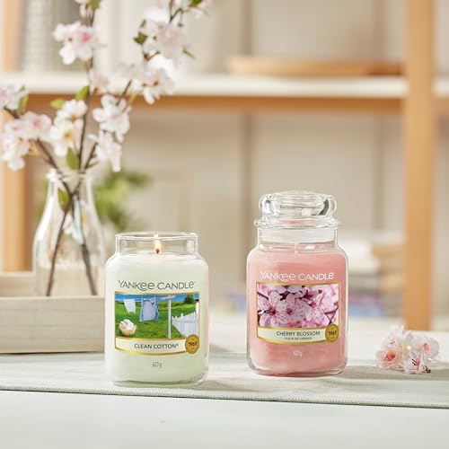 Yankee Candle Duftkerze im Glas (groß) | Cherry Blossom | Brenndauer bis zu 150 Stunden | Perfekte Geschenke für Frauen – Ansicht 5