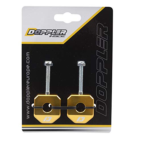 Tensor de cadena Doppler para Derbi Senda y SMT con eje de 12 mm en color dorado