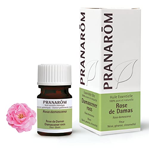 PRANARÔM - Rose de Damas - Huile Essentielle Chémotypée - Soins Beauté & Bien-Être - 100% Pure...