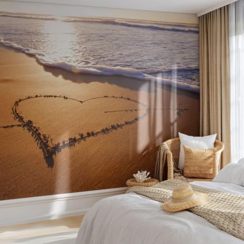 Papier Peint Panoramique Plage 400x280 : Agrandissez un Petit Salon avec l'Intissé 3D