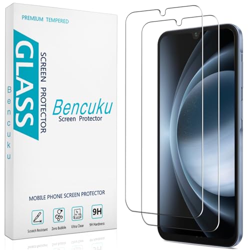 Bencuku (2 Pack) Designed for Samsung Galaxy A17 5G Tempered Glass Screen Protector, Anti Scratch,...