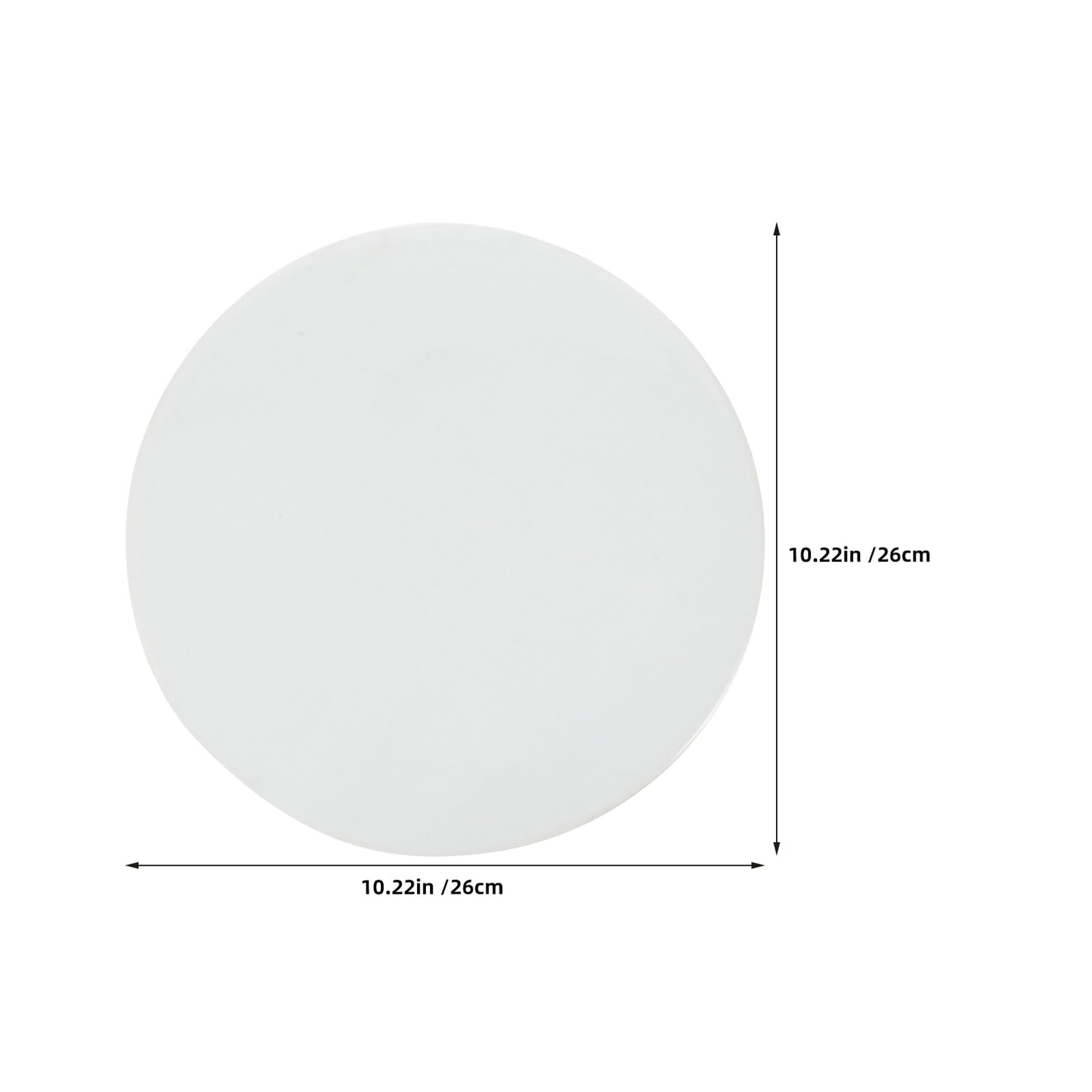 Tofficu Tabla de Secado de Cerámica para Pintura Artística, Base Redonda de Blanco para Modelado de Arcilla, Secado Rápido y Estabilidad en Talleres y Clases de Cerámica