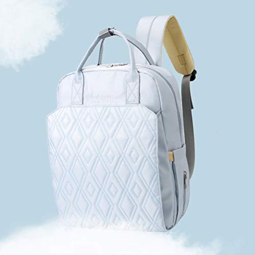 Toddmomy Mochila de fraldas para mãe de grande capacidade, bolsa de viagem portátil para cuidados co
