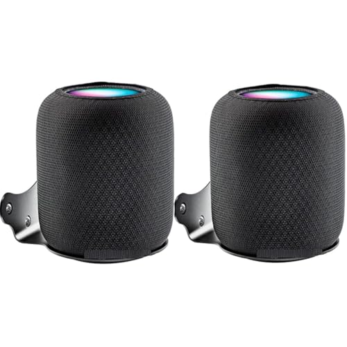 Support mural HomePod 2 noir idéal pour épuré le salon ou la cuisine