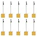 senover 10pcs Table Number Holder Name Place Card Holder Memo Clip Holder Stand Note Holder Pictures Card Paper Menu Clip (Gold)