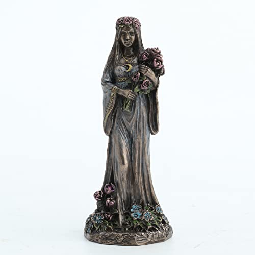 Escultura Triple Diosa Doncella Resina Bronce 4.13 Pulg miniatura 2