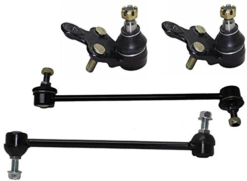 10 Pcs Kit Front Lower Control Arms Passenger & Driver Side With Ball Joints Inner Outer Tie Rod Ends Sway Bar End Links #TOP4