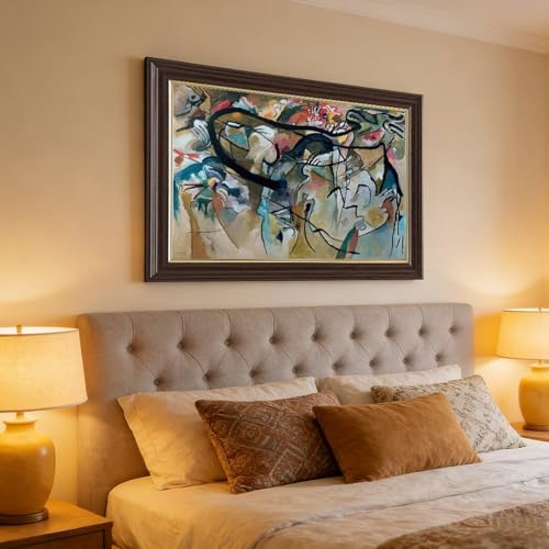 Toile Kandinsky Composition 5 tableau mural de salon
