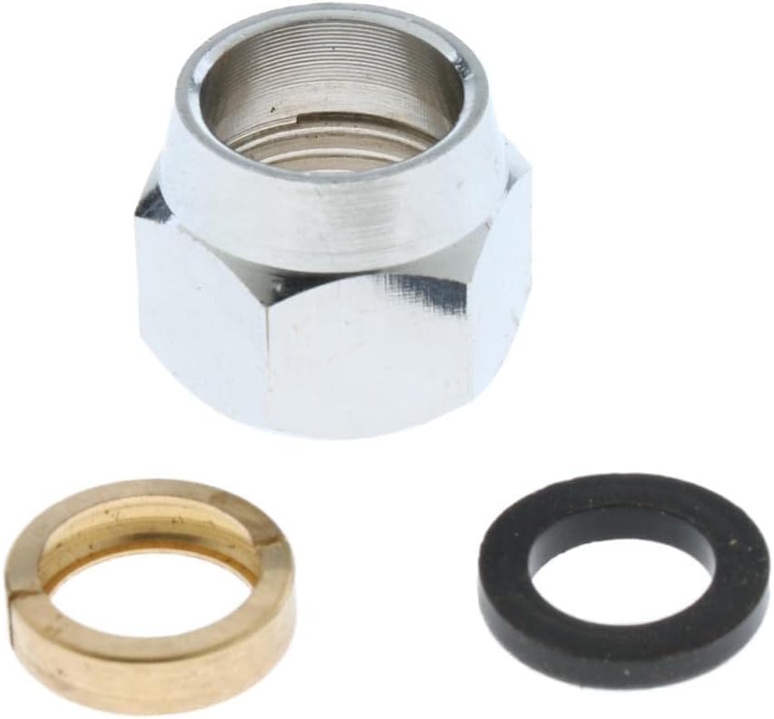 12/13/14mm Flare Nut Brass Pipe Fitting NPT Copper Air Water Line Fuel Gas A