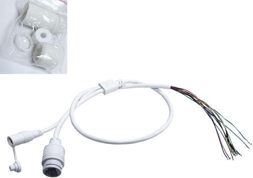 For IP camera PCB module power cable 70cm for POE and For CCTV, providing stable power and video connection for various security camera models B