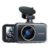 Micmetago Dashcam 4K avec Batterie Intégrée, Dashcam Auto sans Fil avec Parküberwachung 24h, Caméra Voiture Avant & Arrière, Grand Angle, Vision Nocturne, Boucle d’Enregistrement
