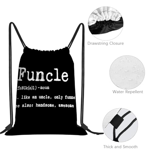 Crazy Dog Funcle Drawstring Bags For Soccer3