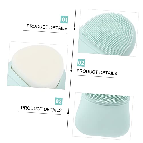 FRCOLOR Escova De Rosto De Silicone Escova De Silicone Para Lavar o Rosto Escova De Limpeza De Escov