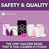 Kegel Exercise System - Pelvic Floor Exercises - Set of 6 Premium Silicone Kegel Exercise Weights & Control with Training Kit for Women: Beginners & Advanced #2