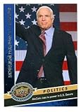 John McCain trading card (US Senator Arizona Vietnam War Hero) 2009 Upper Deck #2420