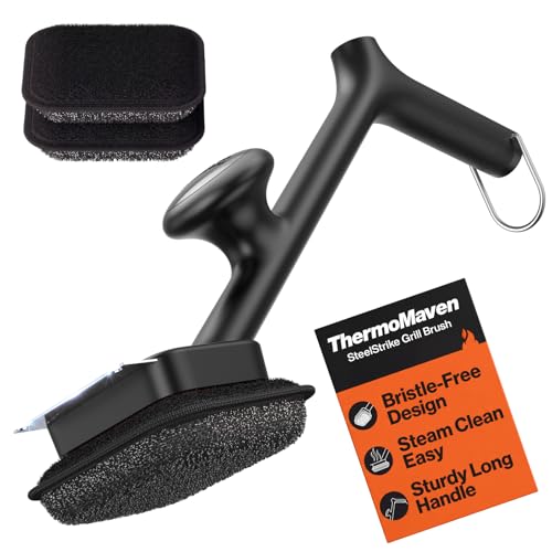 ThermoMaven Bristle-Free BBQ Grill Brush - No Wire Risk...