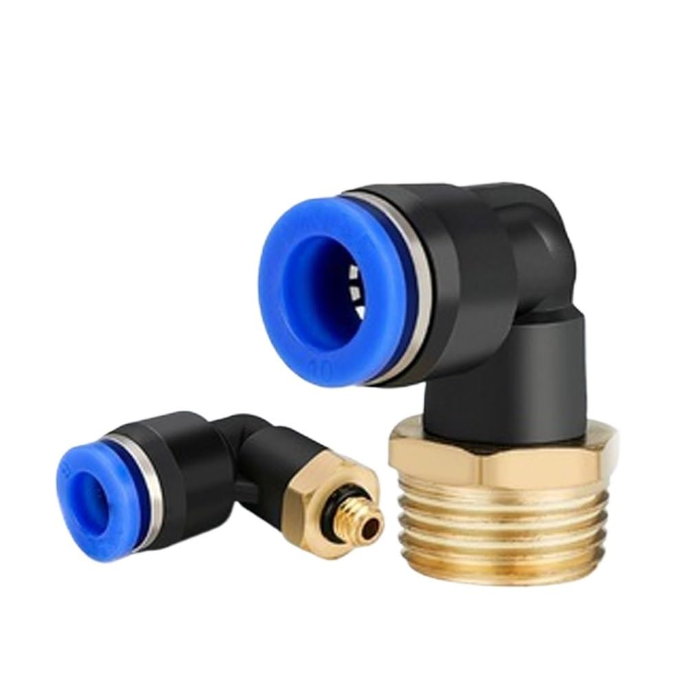 5/10/20 unidades Conector rápido neumático PL Rosca hembra Racor de aire 4 6 8 10 mm Manguera Tubo 1/8" 3/8" 1/2" 1/4"(PL8-03,10PCS)