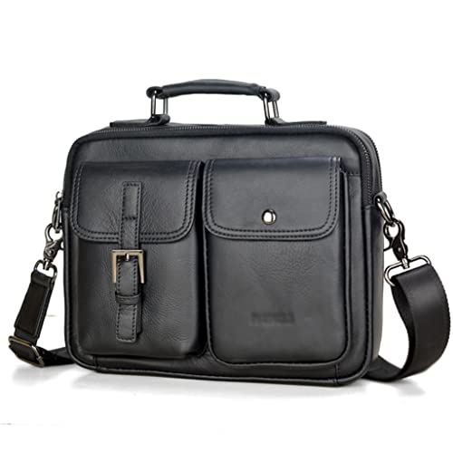 Sac de Messager en Cuir Grand Format Men Tote Line Padner Sac à bandoulière