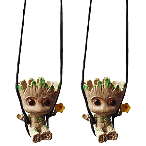 SYAVR Baby Groot Anhänger Aus Edelstahl - Gold & Silber